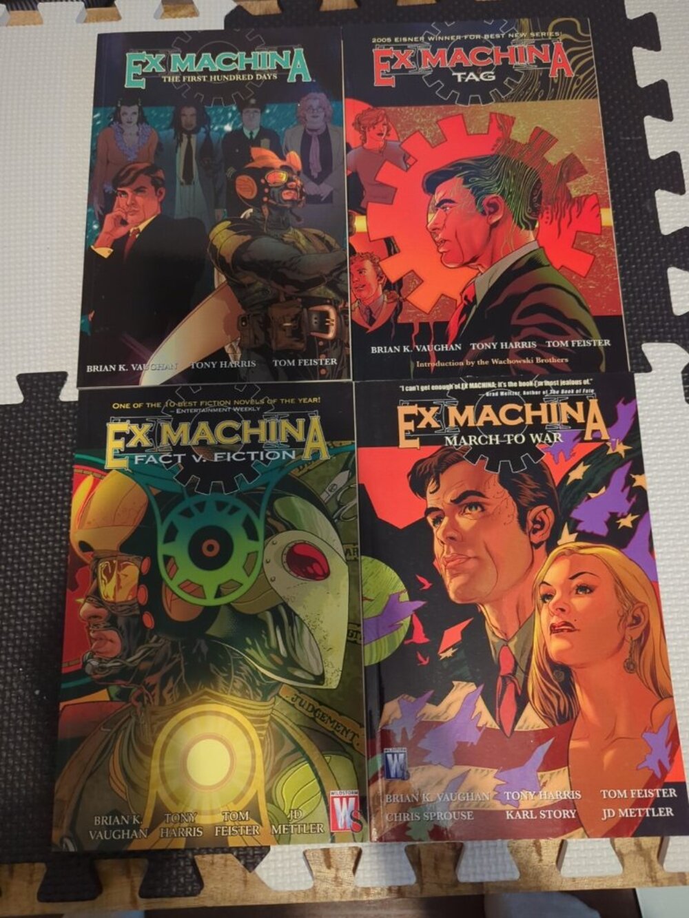 Ex Machina 1-4 TPB Graphic Novel Wildstorm Productions DC Comics 2005 Lot